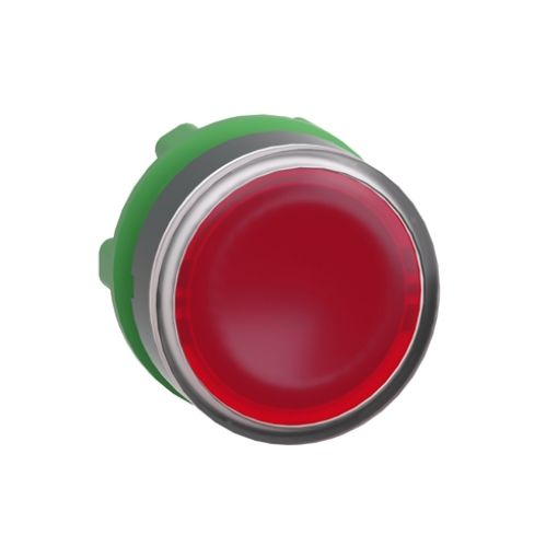 Picture of ZB5AW343 Illuminated Push Button Head Red for LED Lamp Plastic
