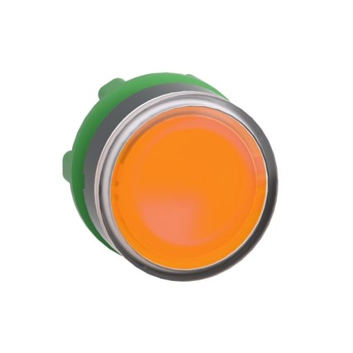 Picture of ZB5AW353 Illuminated Push Button Head Yellow for LED Lamp Plastic