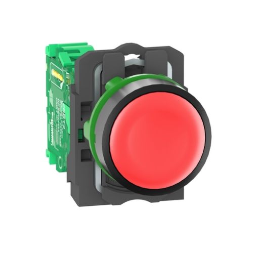 Picture of ZB5RTA4 Wireless Push Button Transmitter Red Φ22 Plastic