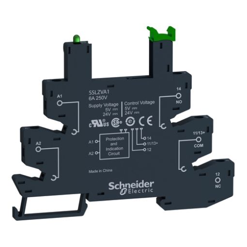 Picture of SSLZVA1 Base for SSL 6A 5/24VDC Solid State Relay