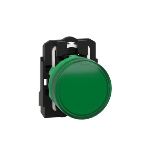 Picture of XB5AVM3 Indicator Light Φ22 Plastic Full Green 230V