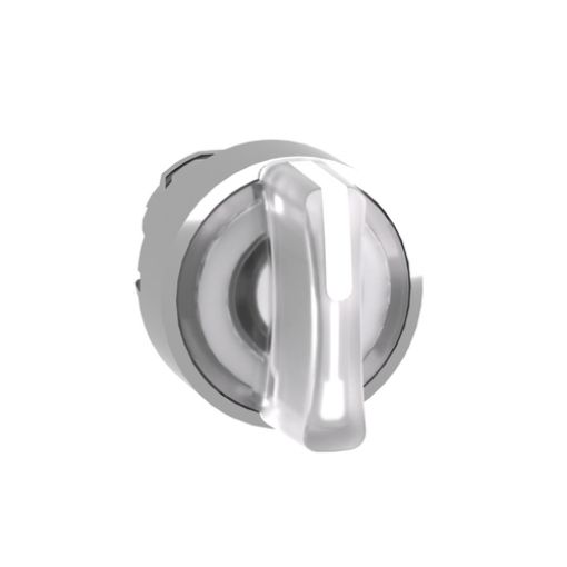 Picture of ZB4BK1713 Illuminated Switch Head 1-0-2 Reset to 1 White