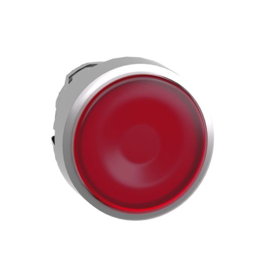 Picture of ZB4BA48 Illuminated Flush Mount Button Head Φ22 Red