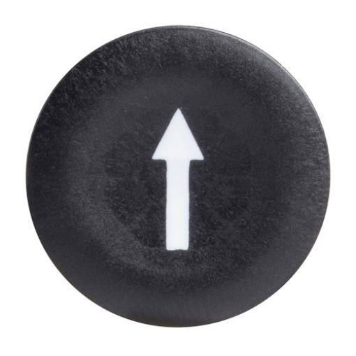 Picture of ZBA335 Black Capsule White Arrow for Push Button Φ22 XB4/5