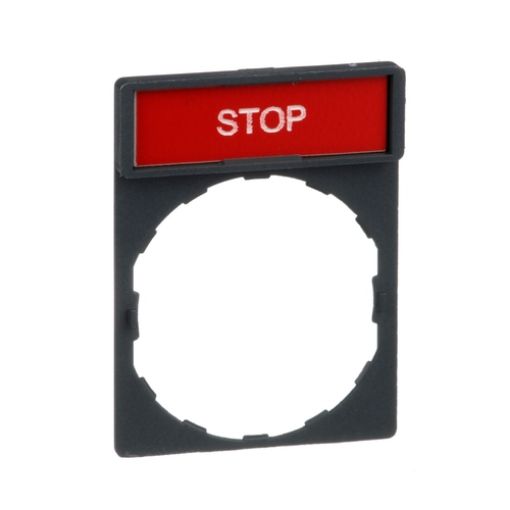 Picture of ZBY2304 Case Φ22 30x40mm with Red "STOP" Marking 8x27mm