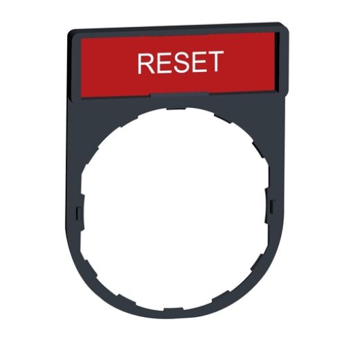 Picture of ZBY2323 Case Φ22 30x40mm with Red Marking "RESET" 8x27mm