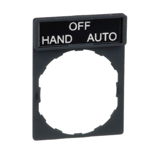 Picture of ZBY2387 Case Φ22 30x40mm with Marking "HAND-OFF-AUTO" 8x27mm