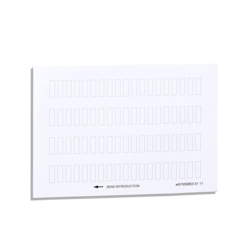 Picture of ZBY4100 Sheet With 76 Labels 8x27mm for ZBZ32/4