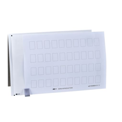 Picture of ZBY5100 Sheet With 40 Labels 18x27mm for ZBZ33/5