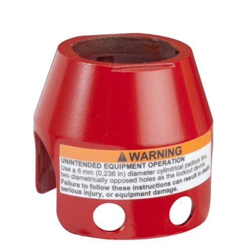 Picture of ZBZ1604 Protective Cover for Mushroom Φ40 Metallic Red