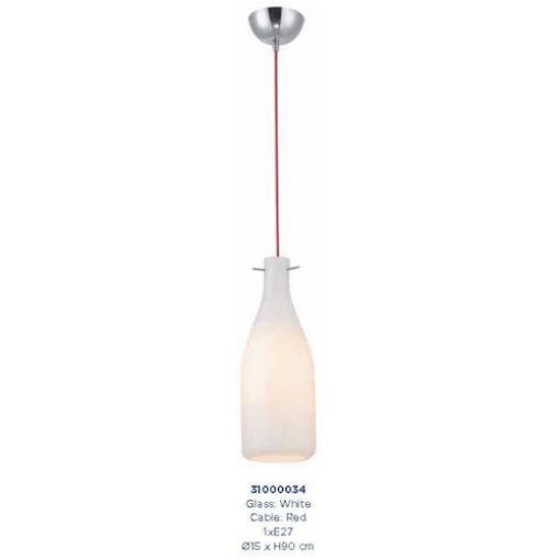 Picture of Pendant Light with Glass White MD8874/L