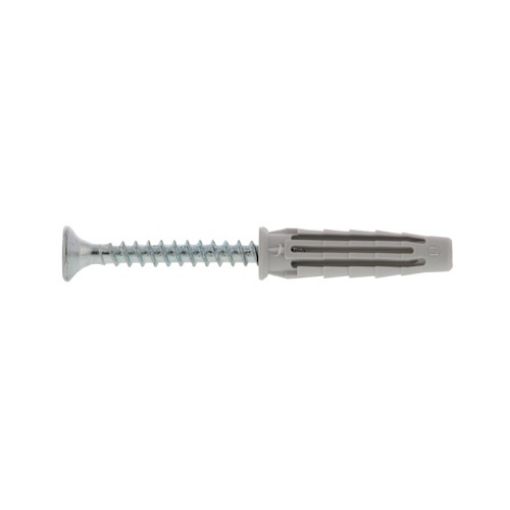 Picture of 6x30mm Plug with Screw PRO6 (Box of 100pcs) 565647