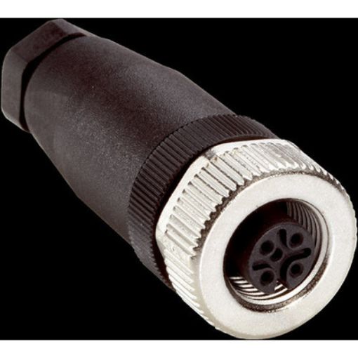 Picture of DOS-1205-G M12/5P Straight Female Connector without cable