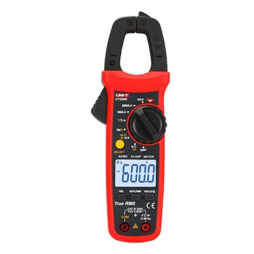 Picture of Digital Clamp Meter 600A AC/DC True RMS UT204R