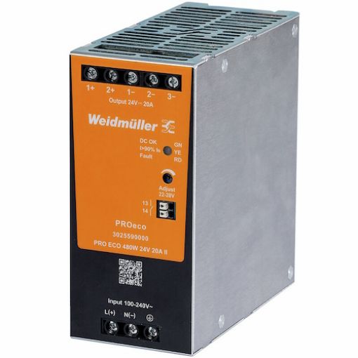 Εικόνα της PRO ECO 480W 24V 20A II Τροφοδοτικό Ράγας 3025590000