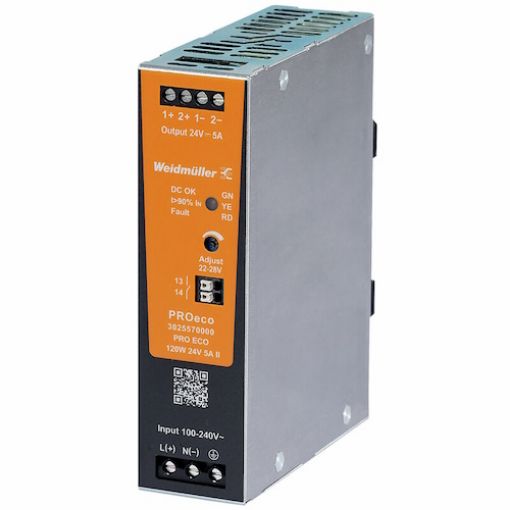 Εικόνα της PRO ECO 120W 24V 5A II Τροφοδοτικό Ράγας 3025570000