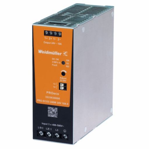 Picture of PRO ECO3 240W 24V 10A II Three-Phase Rail Power Supply 3025630000