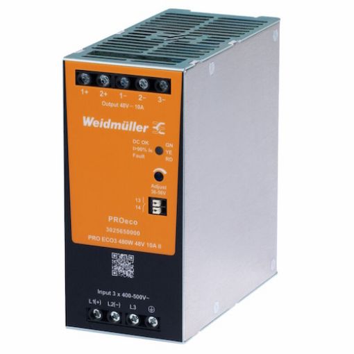 Εικόνα της PRO ECO3 480W 24V 20A II Τριφασικό Τροφοδοτικό Ράγας 3025640000